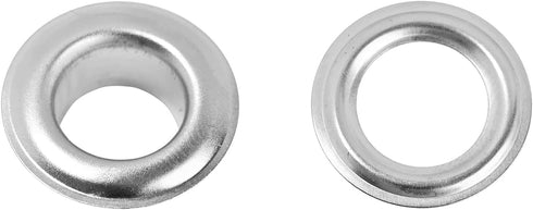 500pcs Grommets 1/4 Inch (6mm) Kit for Grommet Tool, Banner & Posters Metal Grommets for Fabric