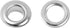 500pcs Grommets 1/4 Inch (6mm) Kit for Grommet Tool, Banner & Posters Metal Grommets for Fabric
