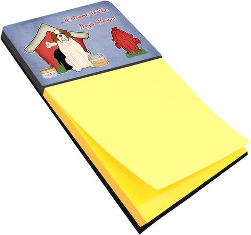 Caroline's Treasures Dog House Collection Saint Bernard Sticky Note Holder, Multicolor (BB2789SN)