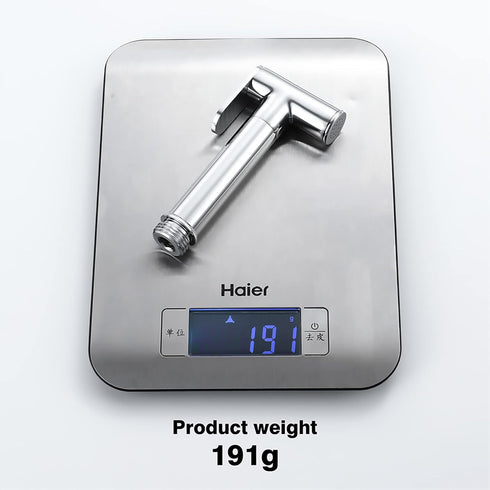 ZLOCYIVHE Handheld Bidet Sprayer for Toilet, Baby Cloth Diaper Sprayer Brass Round Toilet Sprayer High Pressure