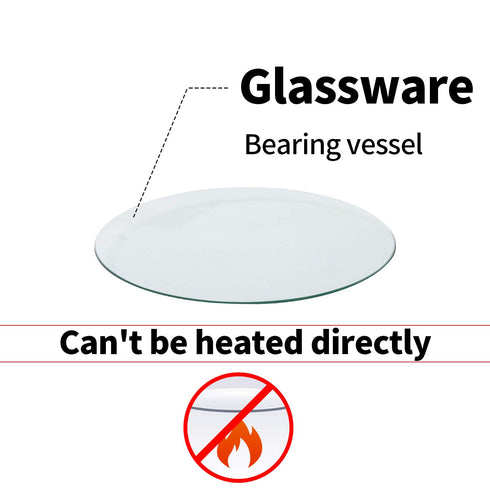 Watch Glass Beaker Cover Set, 6 Pcs Lab Glasses in 150mm, 100mm, 70mm for Science and Chemical Experiments