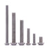 5/16-18 x 1" Button Head Socket Cap Bolts Screws, 304 Stainless Steel 18-8, Full Thread, Coarse Thread, 20 PCS, Allen