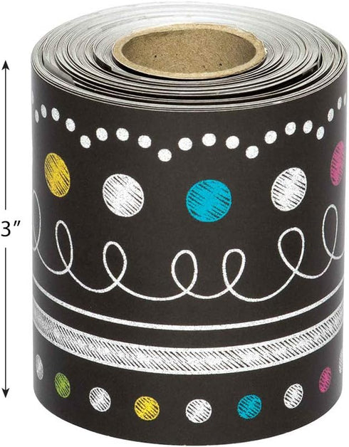 Teacher Created Resources Straight Rolled Trim Border/Trimmer Set, Multicolor, 8947