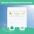 50 Pack 5" 7" A7 Ohuhu Blank White Cards and Envelopes - x Heavyweight Folded Cardstock and Envelopes for DIY Greeting