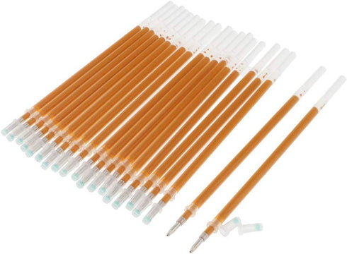Taotenish 100pcs Glitter Gel Pen Refills, Dark Gold, School Office Home Supplies