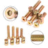 Tsurpcao -25 Set M6x40mm/50mm/60mm/70mm/80mm Crib Screws Hardware Replacement Kit Hex Drive Socket Cap Furniture Barrel
