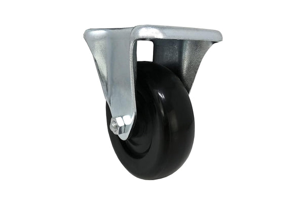Shepherd Hardware 9786 400 Series 4-Inch Rigid Plate Caster Wheel, 275-lb Load Capacity