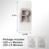 100Pcs X-ray Markers with Initials - Lead Letters "L" & "R" Sign, Radiology Darkroom Supplies, for Each Letter