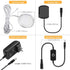 YGS-Tech LED Under Cabinet Lighting Kit, 1020 Lumens Puck Light, 5000K Daylight White, 3-Pack