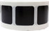 Black Square Color Coding Labels, 1 Inch Semi-Gloss Adhesive Stickers, 500 Labels Per Roll for Inventory Management and