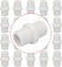 20Pack 1/2 Inch PVC Nipple Male Thread Coupling Adapter (Male x Male) for Thread Plumbing Pipe, Schedule 40