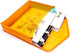 TIENO 2pcs Legal Envelopes, Plastic Expandable Folder with Pockets, Snap Closure File Wallet, Business Organizer, Orange