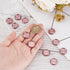 BENECREAT 11Pcs Aluminium Alloy Binding Discs, 18mm/0.7 Inch Metal Discbound Expansion Discs for Notebook