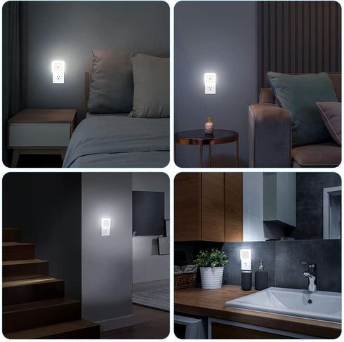 8-Pack, Sujeet Night Light, Night Lights Plug into Wall Nightlight Plug in Night Light, Dusk to Dawn Night Lamp Led