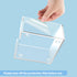 Clear Acrylic Sticky Note Holder - Notepad Holder for 3" x 3" Sticky Note Storage, Classroom and Office Organizer