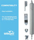 Wright Products VJ1020CAL Pneumatic Screen Door Closer for Wood or Metal Out Swinging Doors