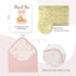C2U 48 Pack Baby Shower Thank You Cards for Girl - with Envelopes & Gold Stickers,Baby Shower Greeting Cards Bulk