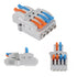 DIANN 20pcs 2 4 28-12 Lever Wire Connectors in Out Quick Wiring Cable Connector AWG Push-in Conductor Terminal Block