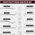 10pcs Precision Pick and Hook Set, Automotive Tool Set for Oil Seal/O-Ring Gasket Removal