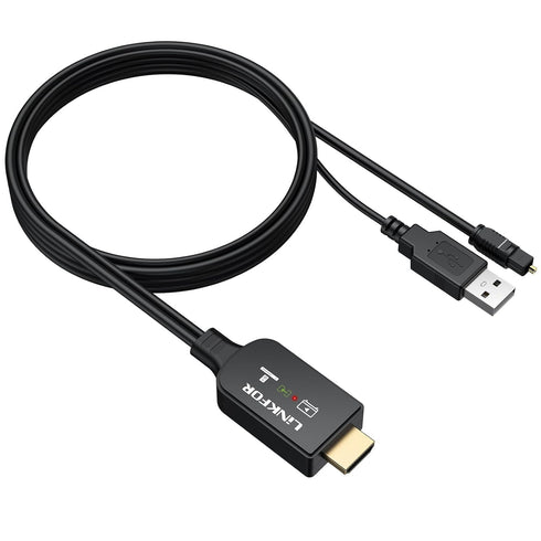 LiNKFOR eARC/ARC to Optical Audio Extractor Cable (1.5M/5ft), All-in-One HDMI ARC to