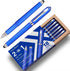 Gel Ink Rollerball Stylus Pen, 18 Pack, 1.0mm Bold Point, 2 in 1 Capacitive Stylus, Smooth Writing for Office