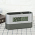 Electronic Pencil Cup, Backlight Calendar Snooze Pen Holder with Digital Screen Alarm for Home Office