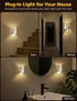 HOTEKME Dimmable 2 Pack 3000K Night Lights Plug into Wall, LED Night Light with Dusk to Dawn Sensor, Plug in Night