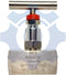 RFS Stainless Steel 316 Straight Needle Valve, 3/4" NPT Female Connection, 6000 PSI, 2 Port Heavy Duty Valve