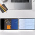 Office Werks Premium 7 Ring Check Binder for Business Checks, 600 Checks Capacity, Black Textured Vinyl Cover