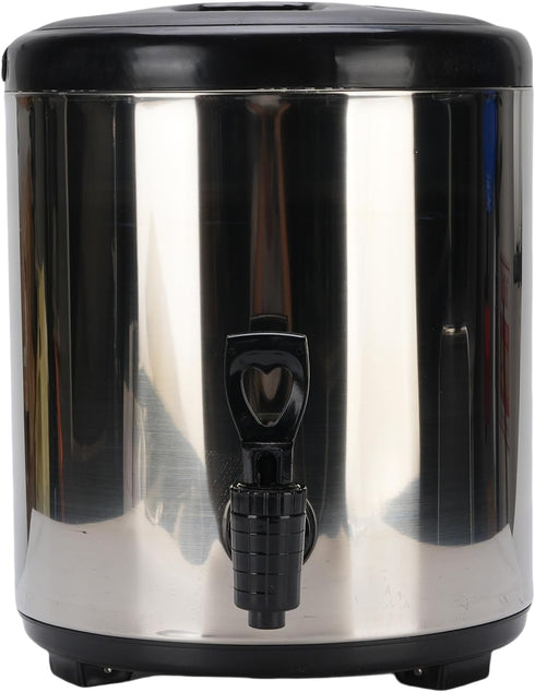 Generic 6L 304 Insulated Beverage Dispenser, Stainless Steel Drink Dispenser, Hot Cold with Convenient Handle, Ideal