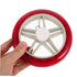 2pcs PRETYZOOM Replacement Wheels for Rolling Cart PU Plastic Grocery Trolley Wheels Smooth Operation Quiet Design