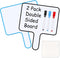 Marte Vanci Dry Erase Answer Paddles, Quick Response White Boards with Magnetic Markers, Double Sided Paddles