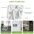iBetterLife Digital Refrigerator Thermometer - Wireless Indoor Outdoor Temperature Monitor with 2 Sensors, Big LCD