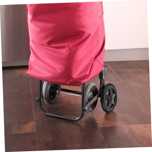 2pcs Cabilock Lightweight Rolling Cart Wheels for Shopping Trolley Small Stair Climbing Replacement Casters Easy