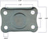 TPR Rubber Caster Wheel, 2-Inch, 90 lb Load Capacity, Non-Marking for Institutional Applications