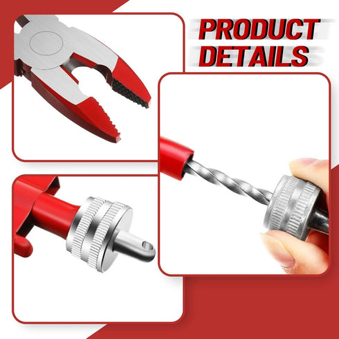 Aircraft Safety Wire Twisting Plier, 9 Inch Metal Twisting Tool with 10-Meter 0.5 mm Wire, Lock Twister Safety Wire