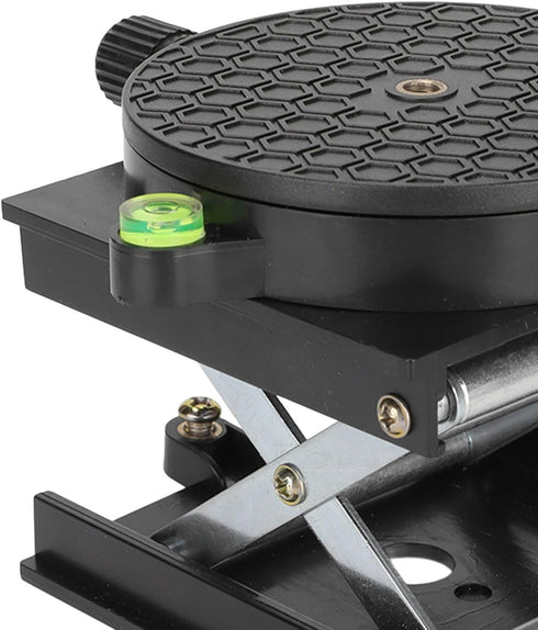 Diydeg Heavy Duty Aluminium Lab Jack Stand Table, 6.5cm for Laboratory Lifting and Experiment