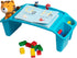 Mind Reader Kids Lap Desk, Set of 2 - Activity Tray for Drawing, Stackable, Portable, Plastic, Blue