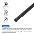 uxcell 4Pcs Carbon Fiber Tube: 2.5 x 5 x 200mm Pultruded Tubing for RC Airplane, Kite, Quadcopter Arm