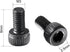 uxcell M3 x 6mm Alloy Steel Hex Bolt Socket Head Cap Screws Black, 100 Pcs