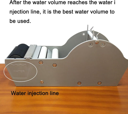 WELSTIK Water Activated Gummed Kraft Paper Tape Dispenser, 3 Inch for Shipping and Box Sealing