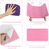 Pink 28"x16" Large Cork Board with 50 Push Pins & Sticky Notes, Self-Adhesive Bulletin Board for Wall, Felt Pin Board