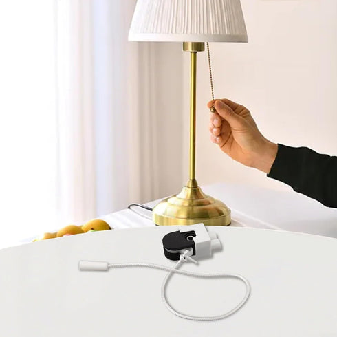 HanOaki Practical Rotating Pull Cord Switch Designed for Table and Floor Lamps Simplifies Lighting Management