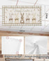 Velvessentia 3 Pack, 4x2 Fluorescent Light Covers for Ceiling Lights Happy Easter Magnetic Classroom Light Covers Feet