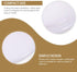 22.6cm Homoyoyo Mushroom Light Shade, Plastic Flush Mount Ceiling Light Shade Replacement Pendant Lighting Lamp