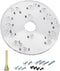 ANTDM 71369 Router Base Plate 6-1/2" Diameter Clear Acrylic Sub Base with Marked