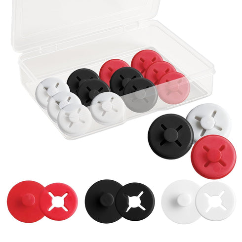 Amzlysdok 12PCS Running Bib Clips,Race Bib Clips for Runners, Number Buckle Fixing System,
