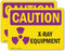 (2 Pack) OSHA Caution Radiation Sign, 7 Inch X 5 Inch Vinyl Label Decal Sticker, Weather Resistant, UV Protected
