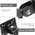 NUOBESTY 360-degree 14-27 Inch Universal Rotatable Monitor Mount Stand Metal Shaft for LCD Screens, Wall Mount Bracket