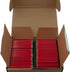 Half Pencils Sharpened Hex (No Eraser), Golf Pencils, Bulk Box of 288, Red